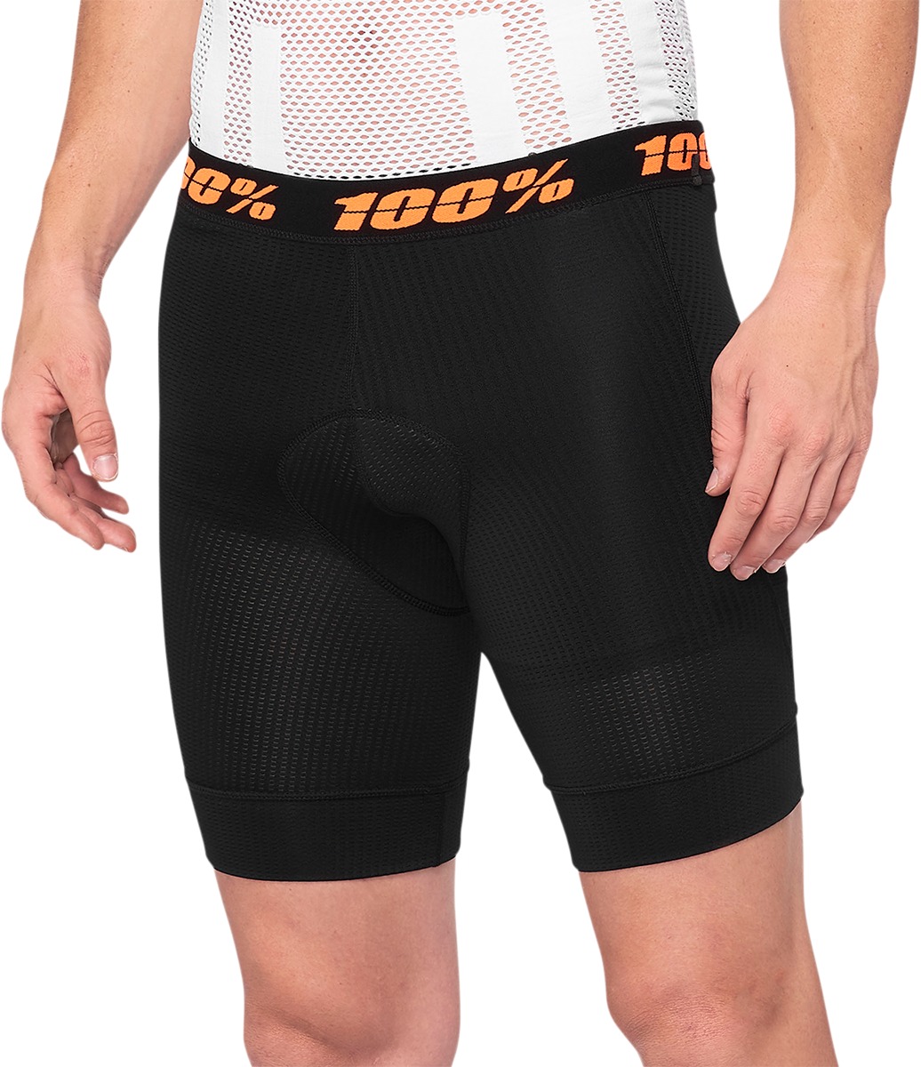 100% Men's Crux Liner Shorts Black Size 34 - Click Image to Close