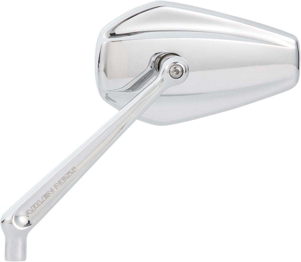 Arlen Ness Billet Mini Stocker Mirror Left Chrome - Click Image to Close
