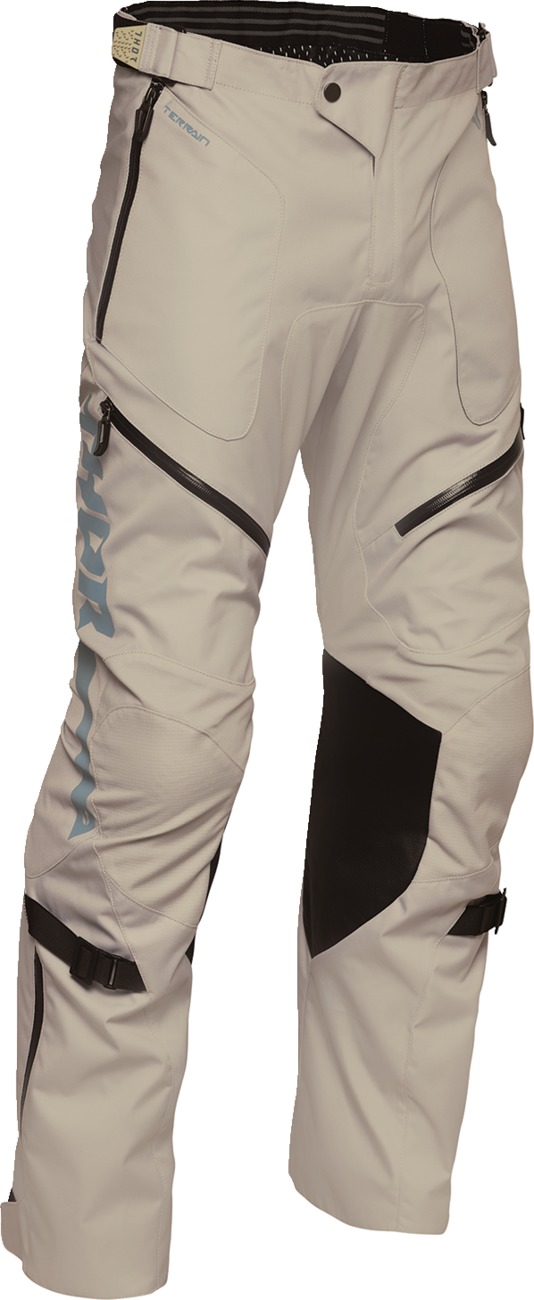 Thor Terrain Over-the-Boot Pants Sand/Black Men's Size 44 - Adventure over-the-boot pants Sand/Black Men's 44 - Click Image to Close