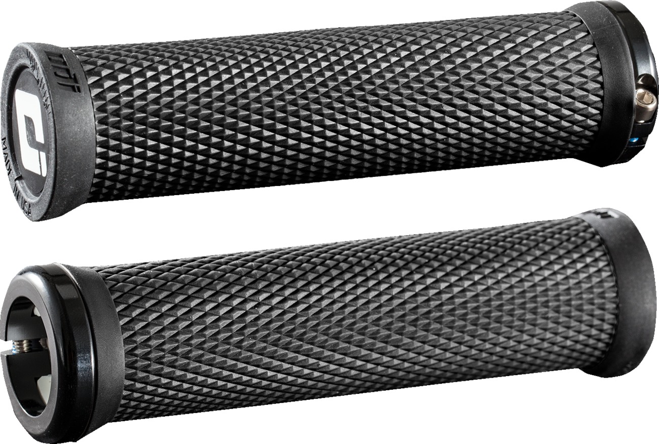 ODI Elite Motion v2.1 Lock-On Grips Black - Lock-on bicycle grips, Black, Elite Motion v2.1 - Click Image to Close