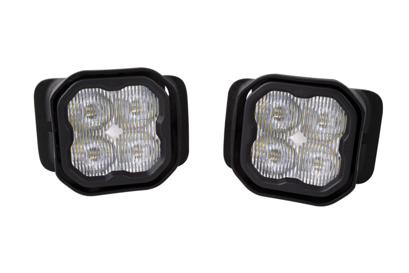 SS3 Pro Type F2 Kit White SAE Fog Lights Pair - Diode Dynamics - Click Image to Close