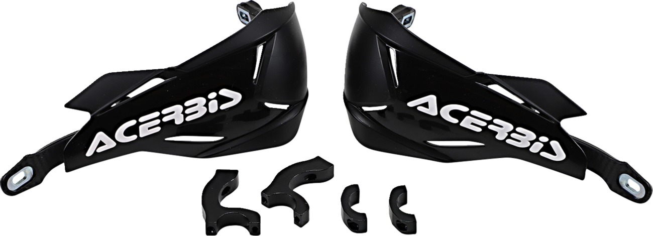Acerbis X-Factory Handguards Black for 7/8in Handlebars Universal - Universal handguards for 7/8in handlebars, black - Click Image to Close