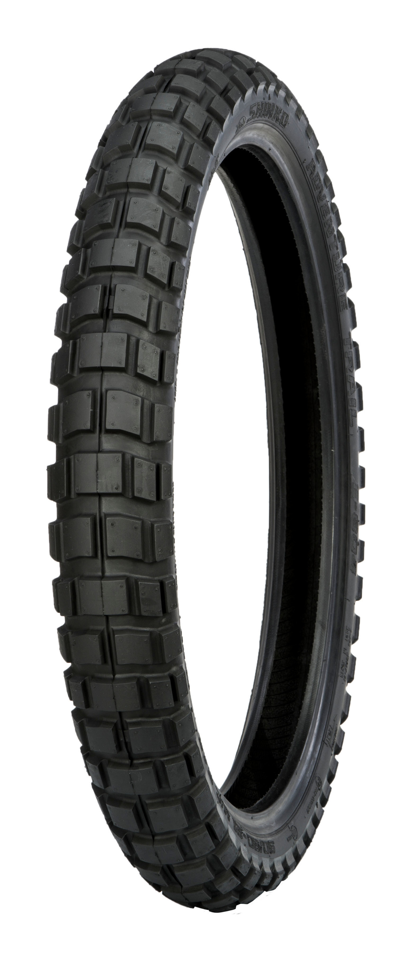 E804 Front Reflector Tire 110/80B19 59Q BELTED BIAS Adventure Trail Series - Click Image to Close