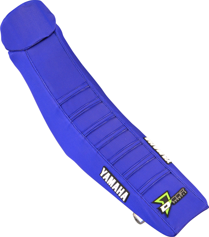 D'Cor Gripper Seat Cover Blue Fits 14-18 Yamaha WR YZ - Click Image to Close