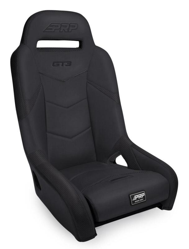 PRP GT3 UTV Suspension Seat Black For Polaris RZR PRO XP/PRO R/Turbo R - Click Image to Close