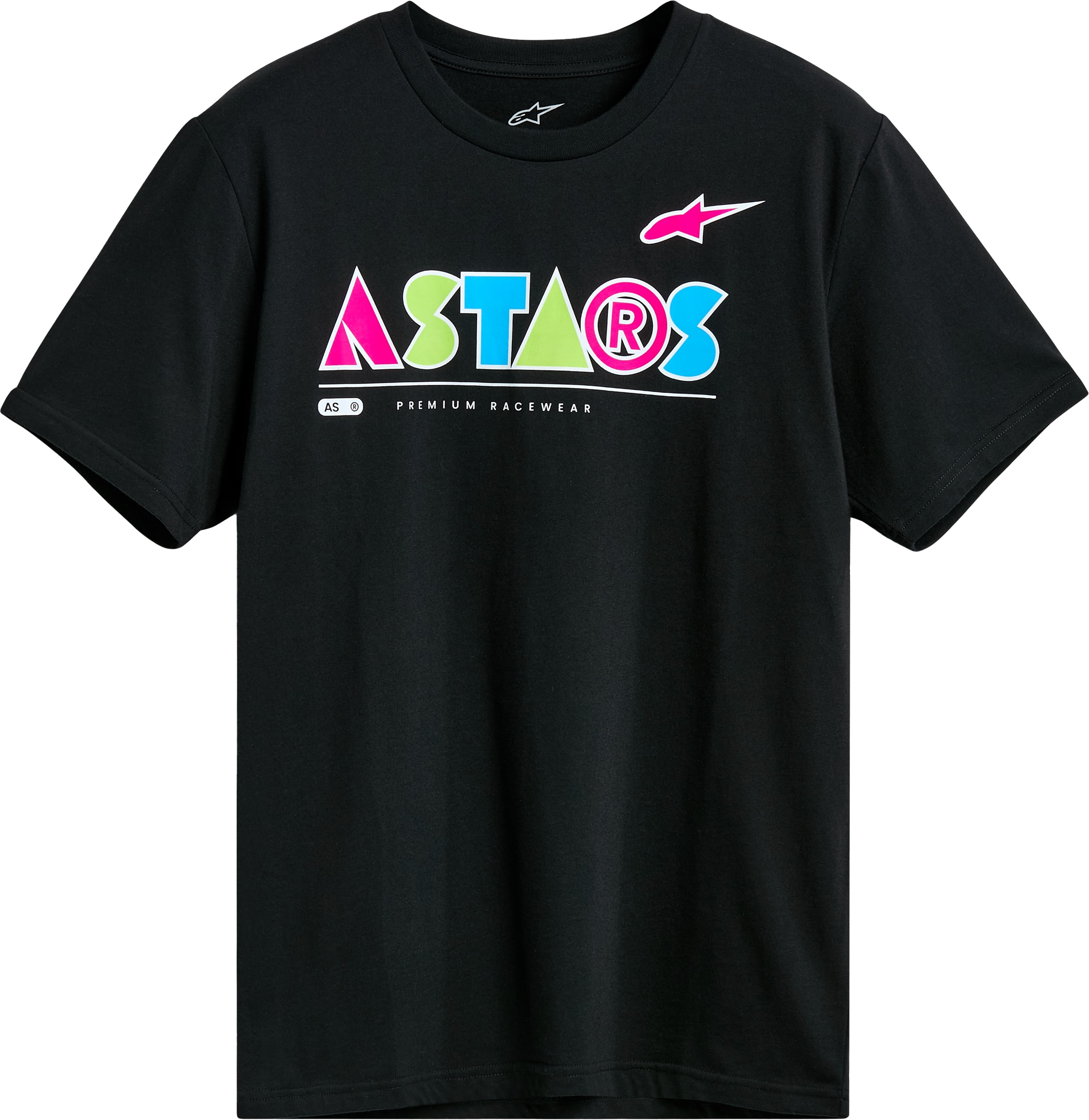 Alpinestars Cereal SS CSF Tee Black XL Men's Short Sleeve Shirt - Men's black XL short sleeve tee by Alpinestars - Click Image to Close