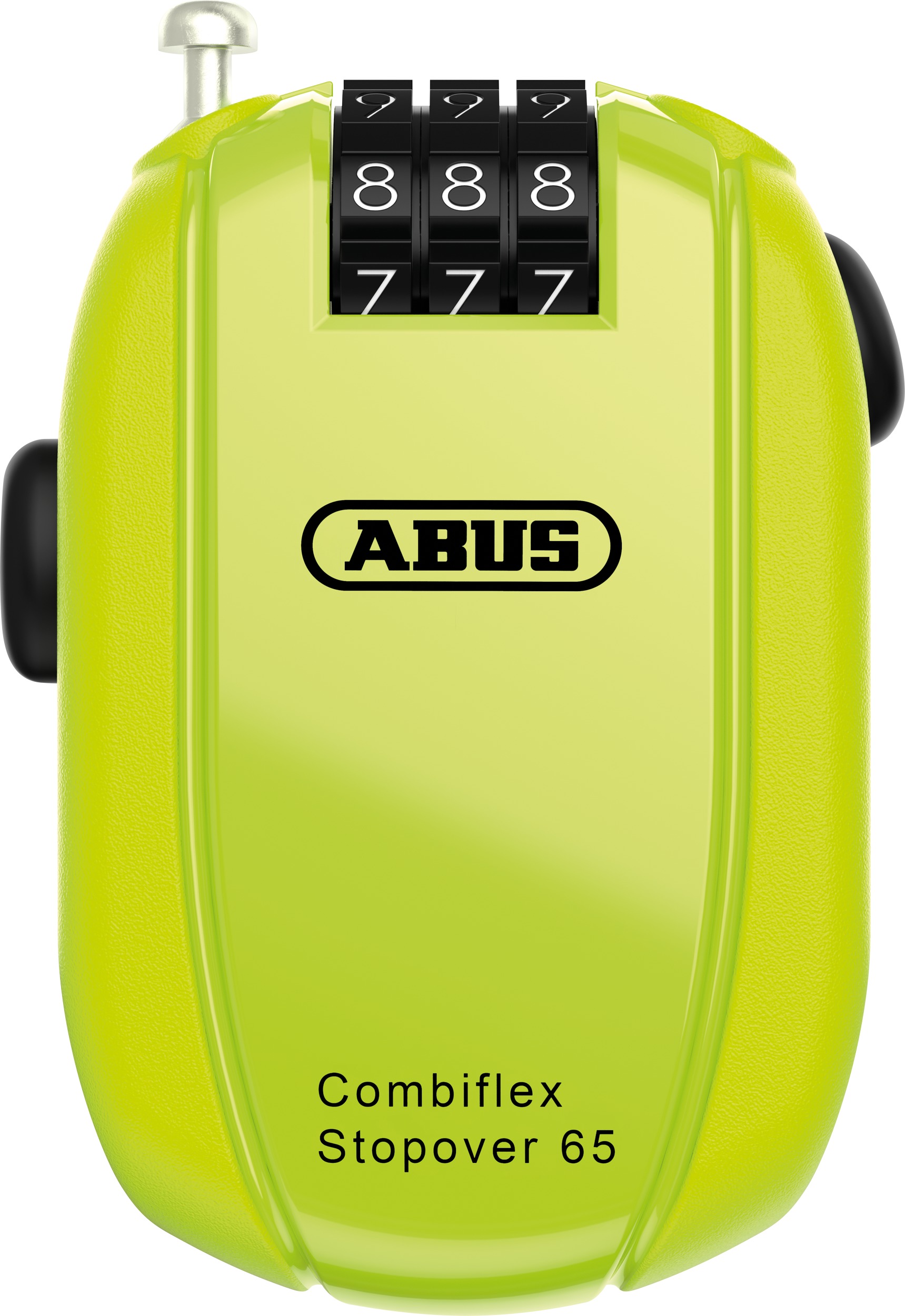 ABUS Combiflex Stopover Retractable Lock Universal - Retractable combo lock with 65cm cable - Click Image to Close