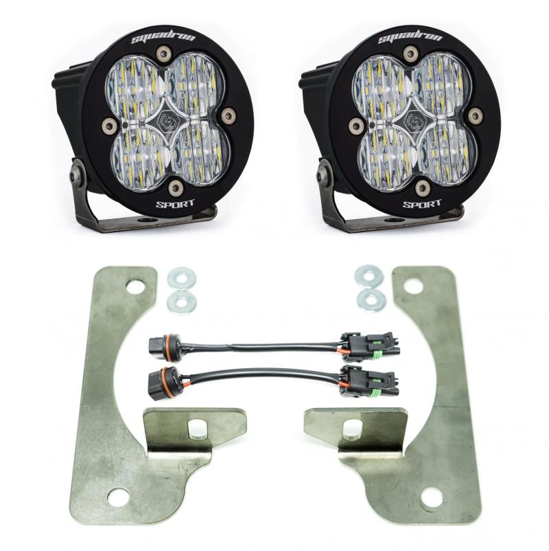 Squadron R Sport Fog Pocket Kit Fits 2018 Wrangler JL Rubicon - Click Image to Close