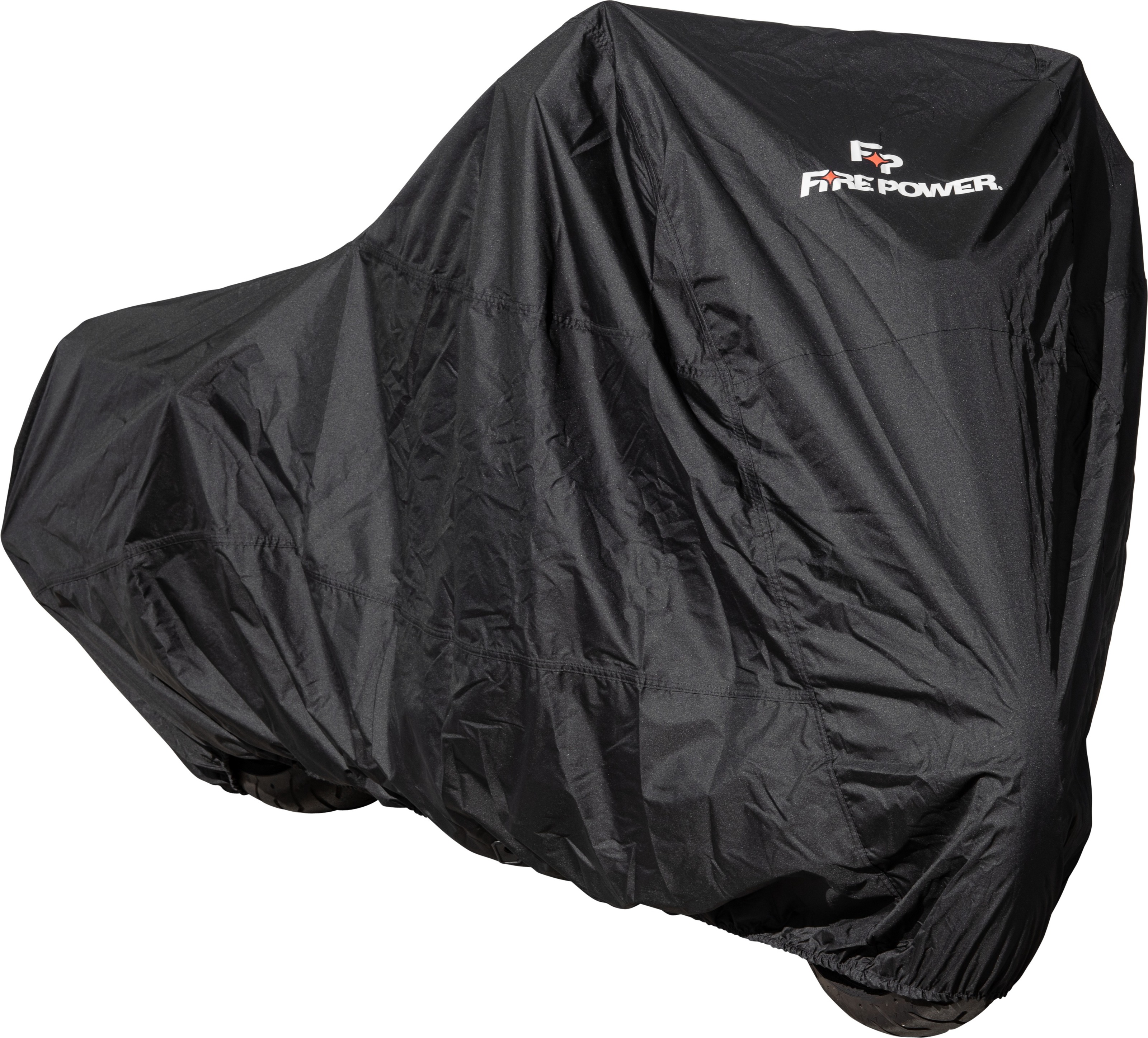 Fire Power Elite Series XL Scooter Cover Black - Premium XL scooter cover, black, universal fit - Click Image to Close