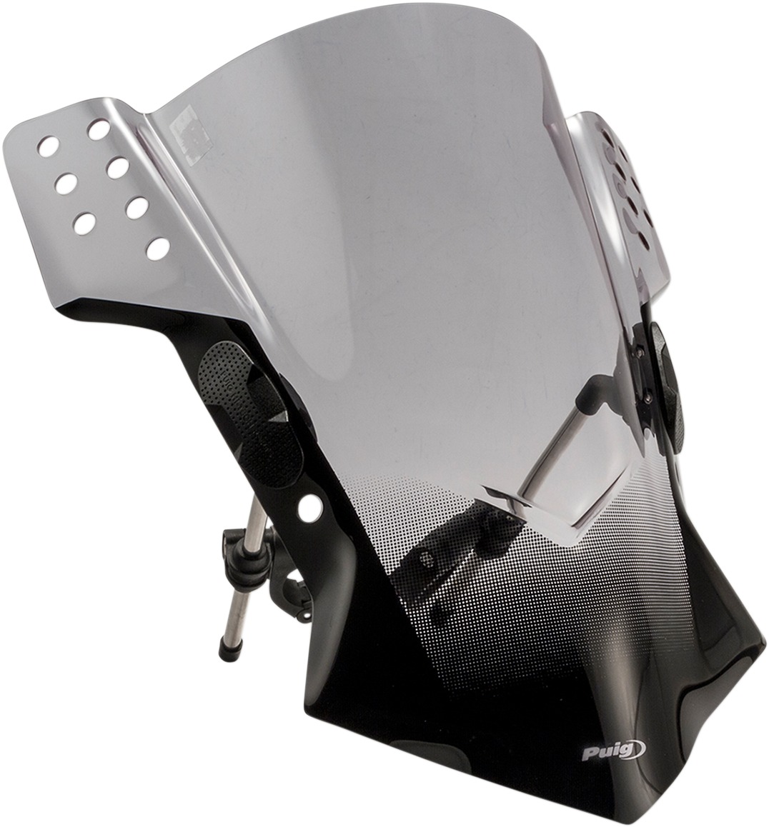 Rafale Universal Smoke Windscreen - for Naked Bikes - Click Image to Close