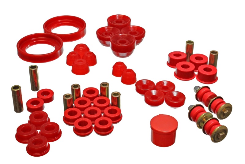 Energy Suspension Red Hyper-Flex Master Bushing Set Fits 94-97 Accord/Odyssey - Click Image to Close