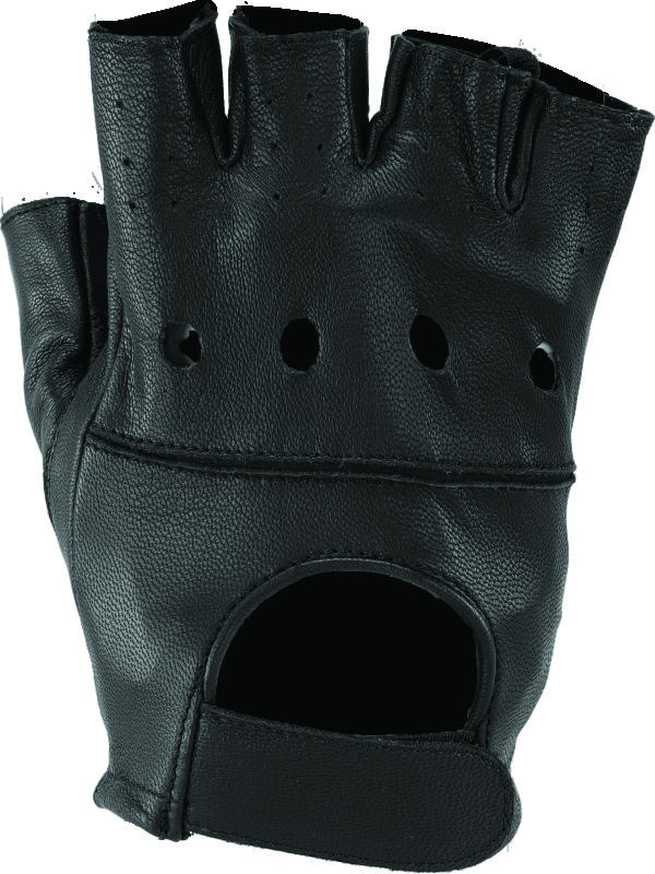 Kuryakyn Diamond Shorty Gloves Black Women's Large - Women's shorty gloves in black, size large - Click Image to Close