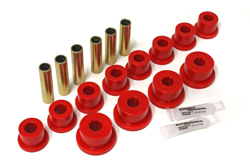 Energy Suspension Leaf Spring Bushing Set Red 1.2102R - Click Image to Close