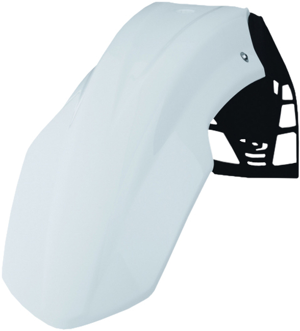 Free Flow UFX Front Fender - White - w/ Universal Mount System - Click Image to Close