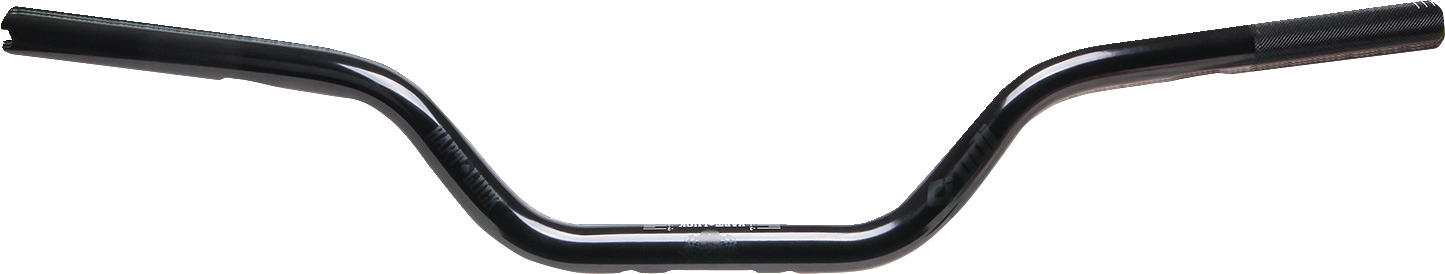 ODI V-Twin Moto Hart-Luck Handlebar 1-1/8 in Black Anodized - 1-1/8 in handlebar, black anodized finish - Click Image to Close