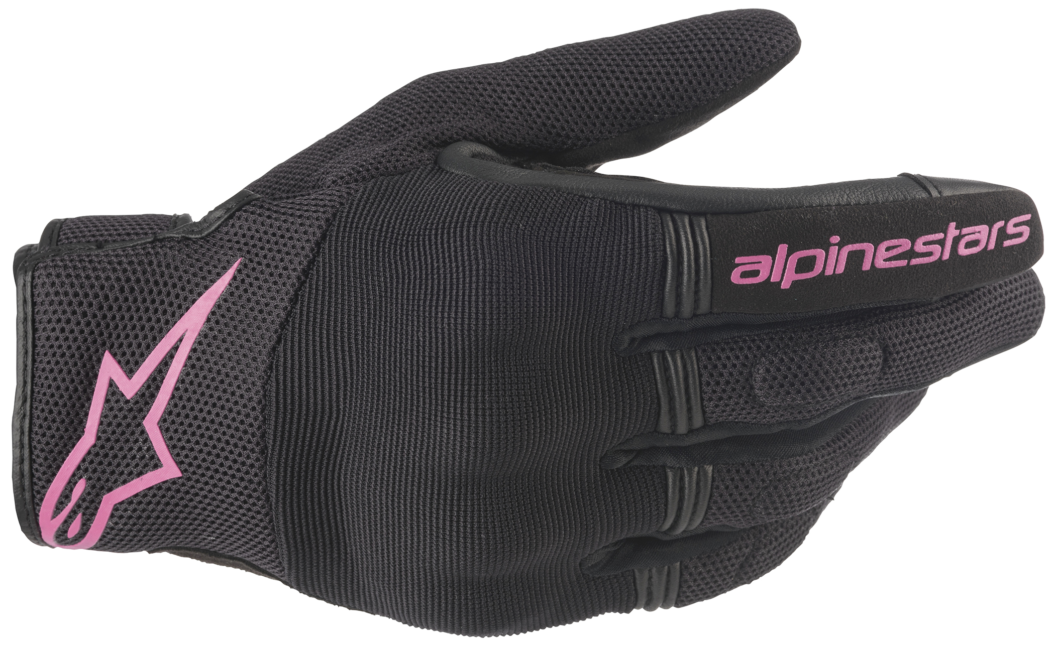 Alpinestars ST Copper Gloves Black/Fuchsia Size S - Click Image to Close
