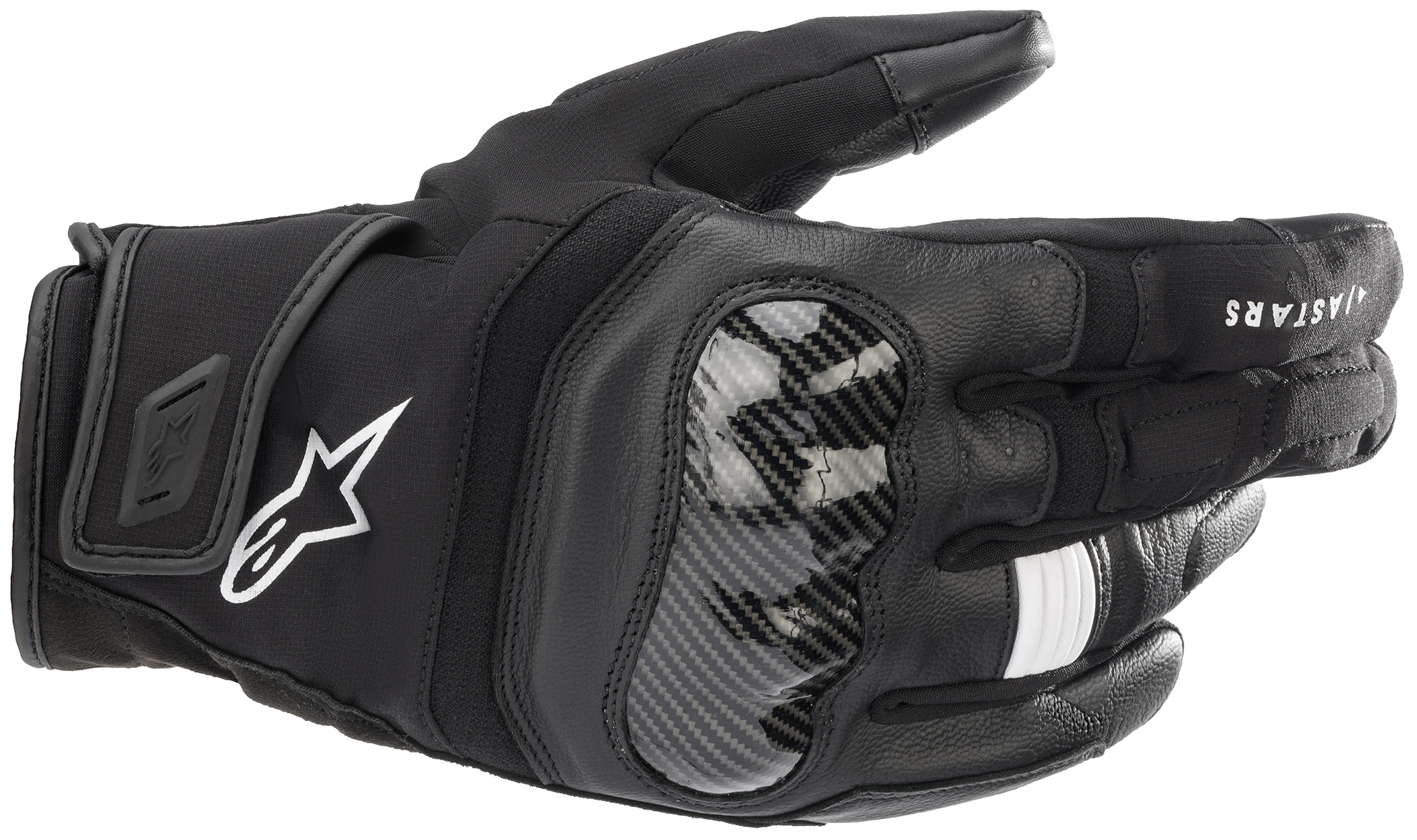 Alpinestars SMX-Z DS Gloves Black Medium Leather/Textile Men's - Click Image to Close