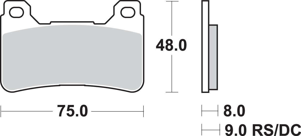 SBS 809HS Sintered Brake Pads - Click Image to Close