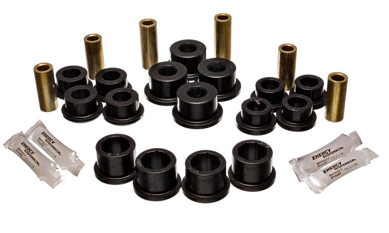 Black Rear Lateral/Trailing Arm Bushings Fits 04-07 Mazda RX-8 - Click Image to Close