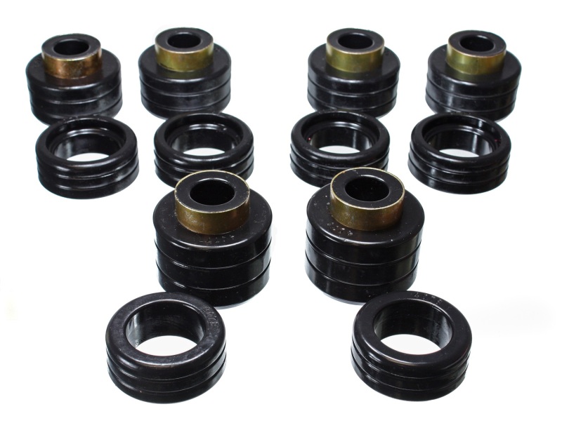 Chevy Pickup 2&4WD Body Mounts Black by Energy Suspension - Click Image to Close