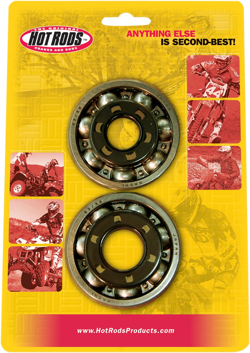 Hot Rods Main Bearing & Seal Kit Fits 1990-2007 Honda CR125R - Click Image to Close