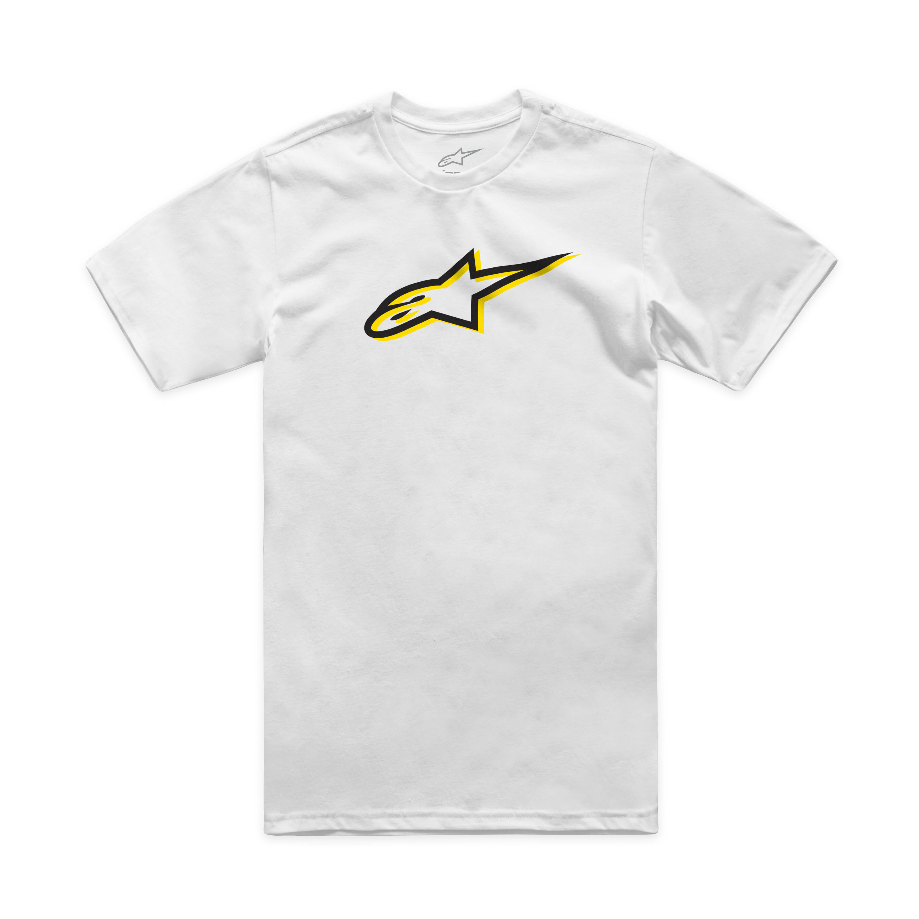 Alpinestars Ageless Shadow CSF Tee White/Black Large - Short sleeve tee, White/Black, size Large - Click Image to Close