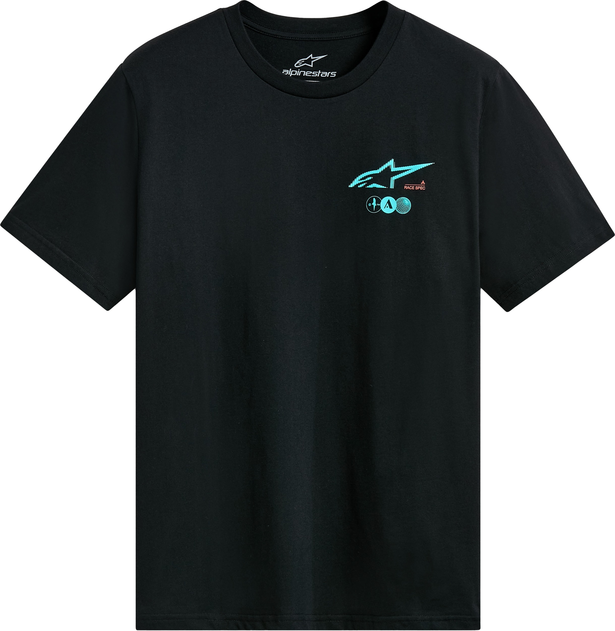 Alpinestars Asym SS CSF Tee Black X-Large Men's - Men's black short sleeve tee, size XL - Click Image to Close