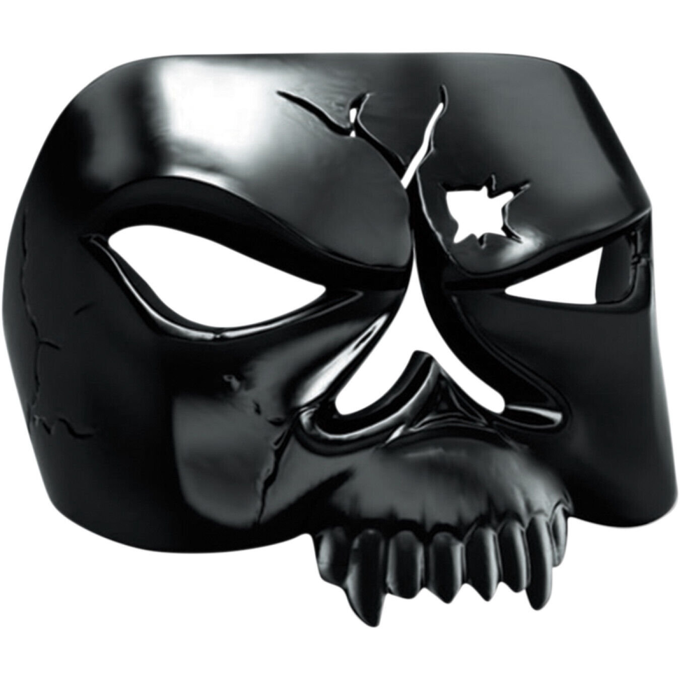 Kuryakyn Zombie Taillight Cover Black Smoke 3D Skull Design - Click Image to Close