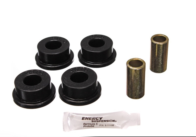 Black Front Frame Shackle Bushing Set Fits 80-98 Ford F-250/F-350 4WD - Click Image to Close