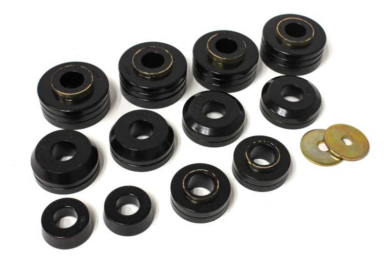 Energy Suspension Black Body Mount Set Fits Ford Pick Up - Click Image to Close