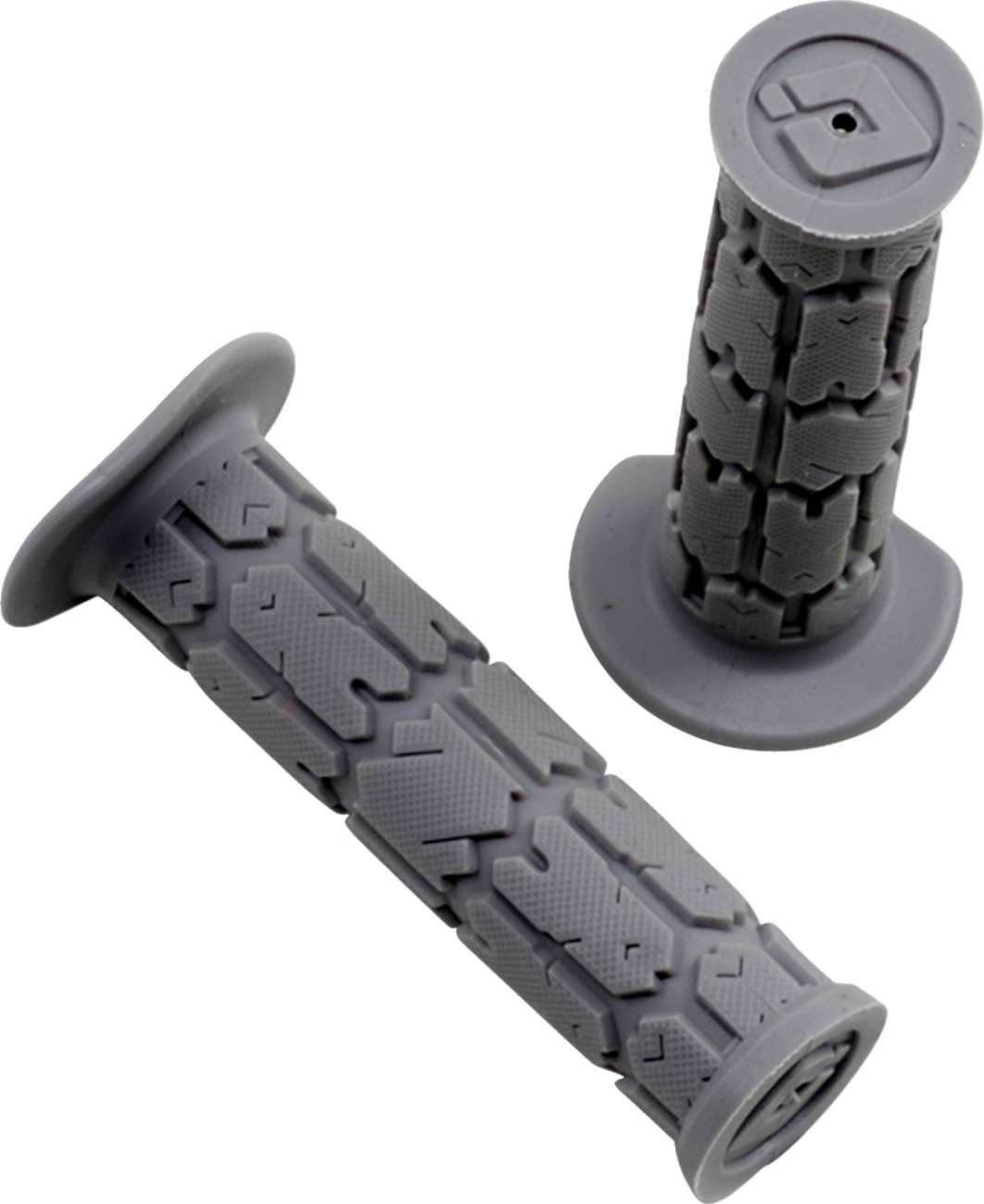 ODI Rogue Soft Compound Single-Ply ATV Grips Gray - Durable ATV grips with closed ends - Click Image to Close