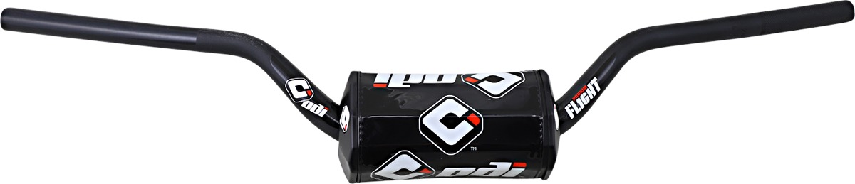 ODI Podium Flight 1-1/8 in Handlebar Super Mini Black - Durable 1-1/8 in alloy handlebar with pad, Black - Click Image to Close