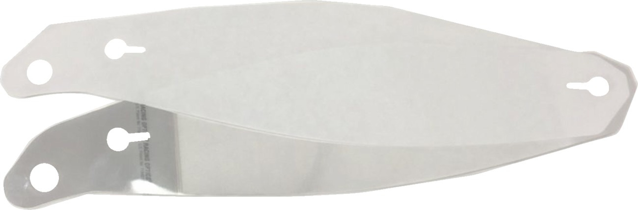 6D ATS-1R Helmet Tear-Offs 10 Pack Clear - Tear-offs for 6D ATS-1R helmet shields - Click Image to Close