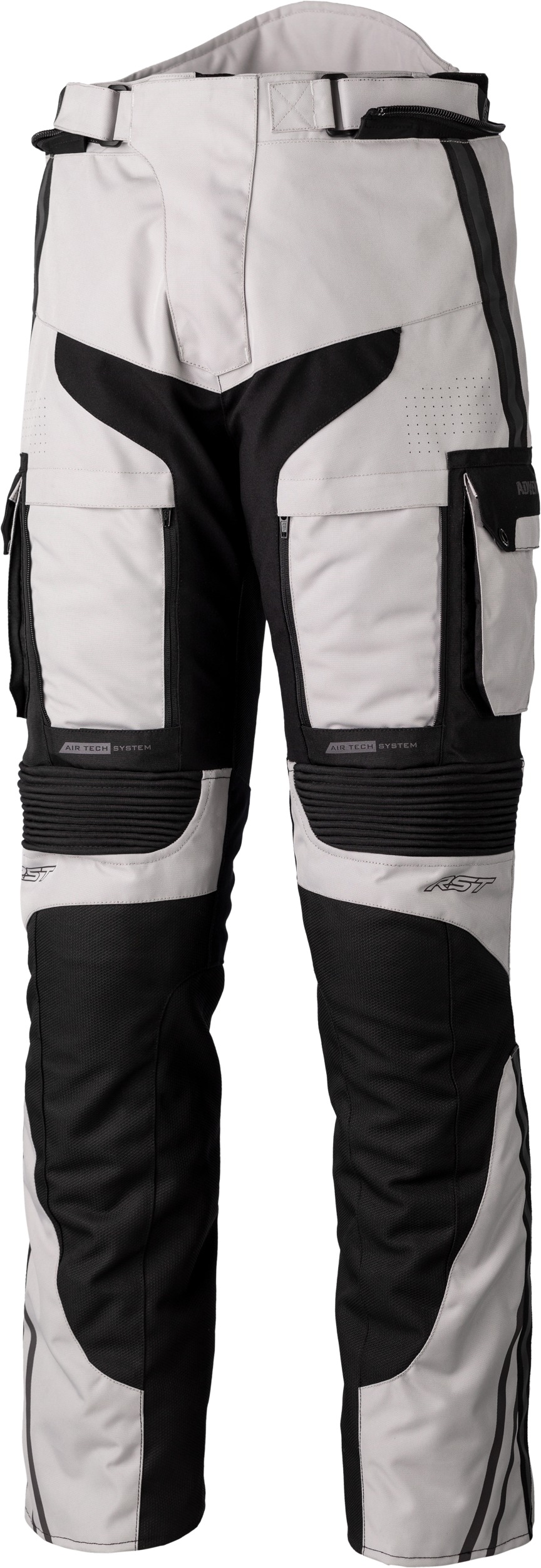 RST Pro Series Adventure-X CE Pant Silver/Black US 36 - Textile riding pants with CE protection - Click Image to Close