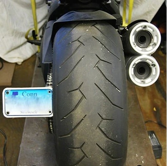 New Rage Cycles Fender Eliminator Kit Black Fits 2010-2019 Ducati Diavel - Click Image to Close