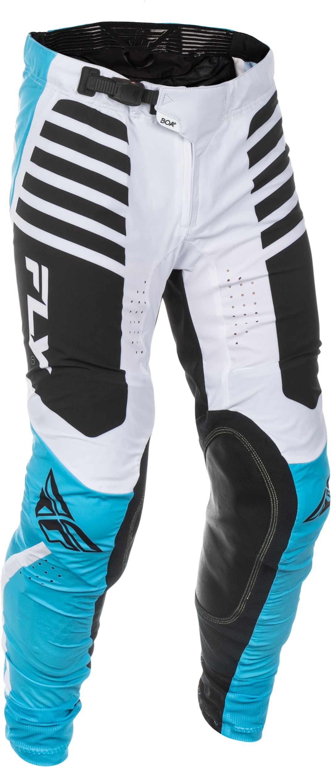 Fly Racing Lite Pants Blue/White/Black Men's Size 36 - Lightweight motocross pants for men - Click Image to Close