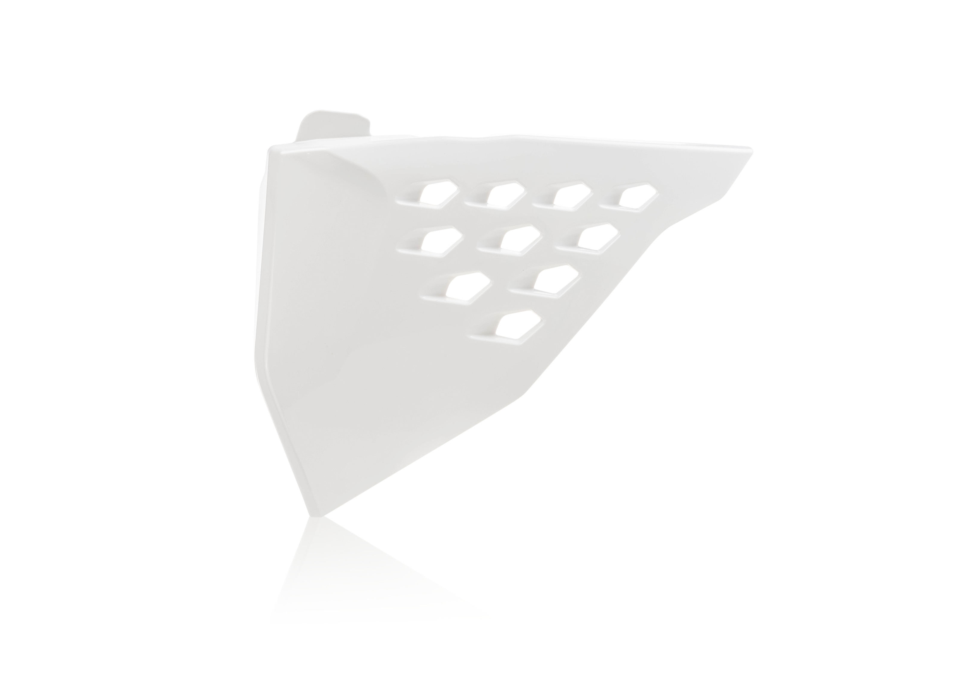Acerbis Air Box Cover Vented White For KTM 125-500 SX/EXC/XC/XCF 2019-2023 - Click Image to Close