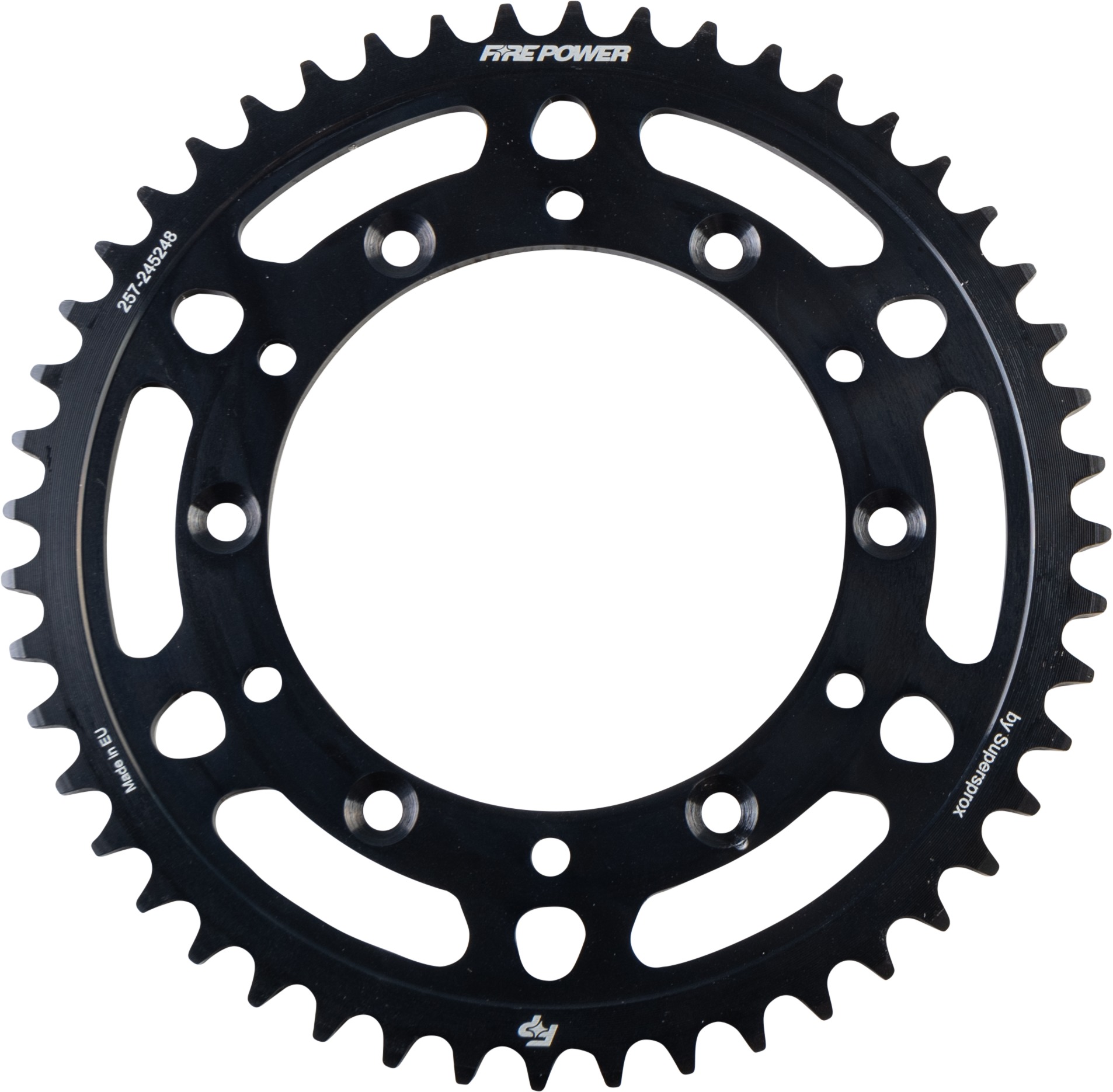 Fire Power Rear Steel Sprocket 48T Black For Honda XR XL Offroad Models - Click Image to Close