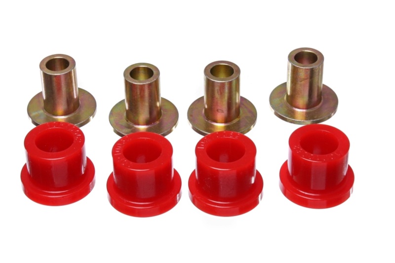 Red Rack & Pinion Bushing Set by Energy Suspension Fits 07-14 Toyota Tundra - Click Image to Close