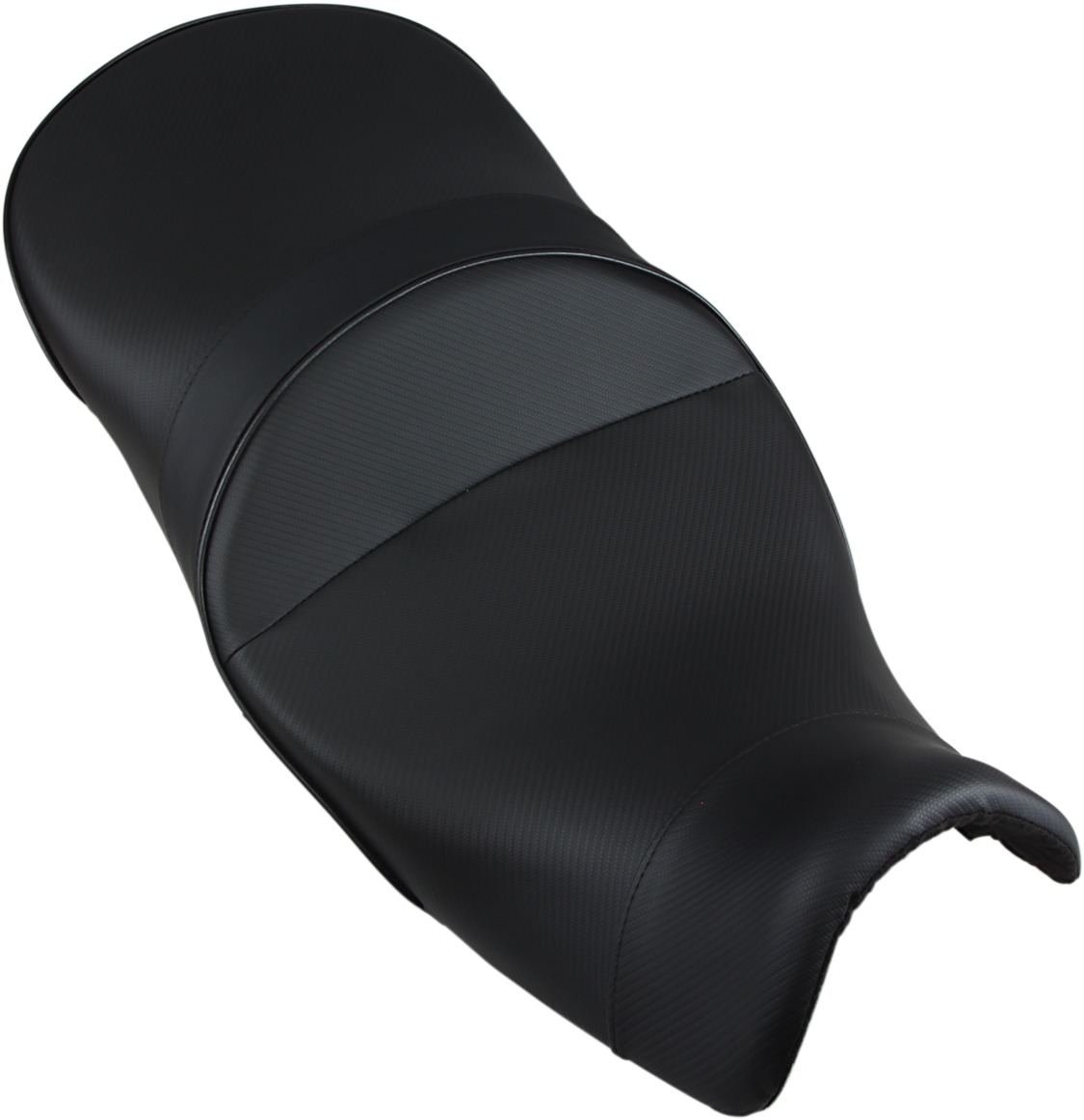 Sargent World Sport 2-Up Low Seat CarbonFX Black For VStrom 650 - Click Image to Close