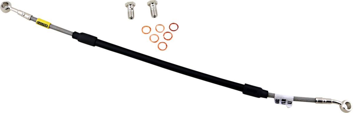 Stainless Steel Rear Brake Line - For Kawasaki KX80 KX85 KX100 KX112 - Click Image to Close