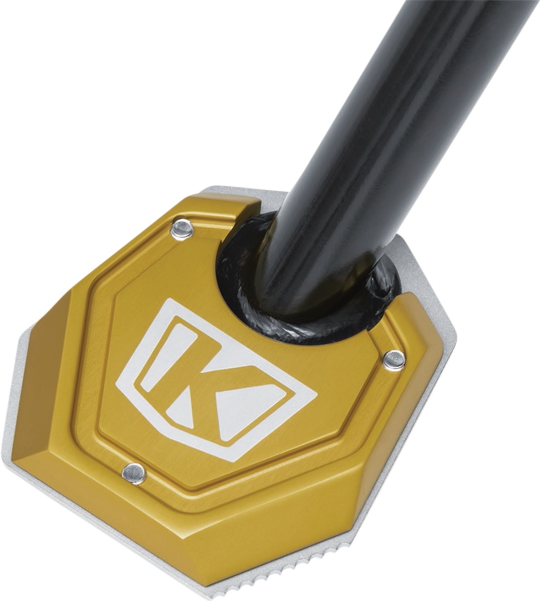 Kuryakyn Lodestar Kickstand Shoe Gold Fits BMW R1200/1250 GS/Adv - Click Image to Close