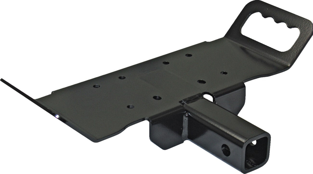 KFI 2 in. Receiver Winch Mount Black Steel USA Made - Click Image to Close
