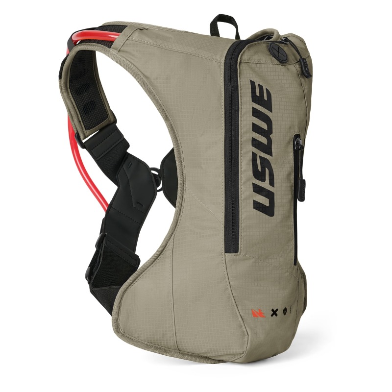 USWE Outlander 4L Hydration Pack Black Brown - 4L hydration backpack with 3L bladder included - Click Image to Close