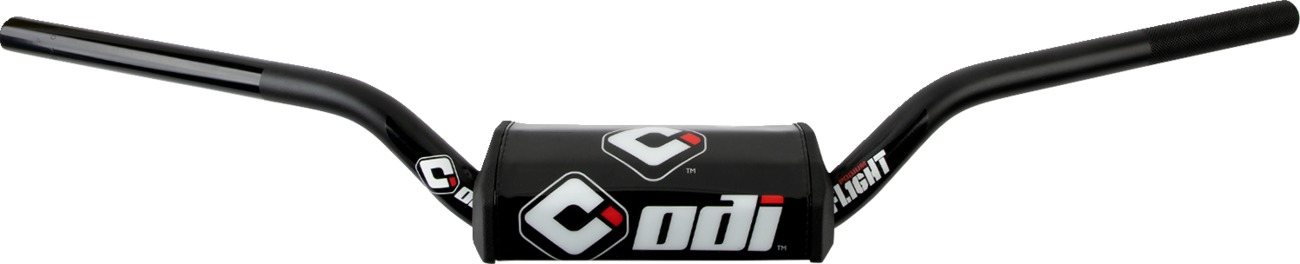 ODI Podium Flight 1-1/8 in Handlebar Black - High-strength alloy handlebar, Black, 1-1/8 in diameter - Click Image to Close