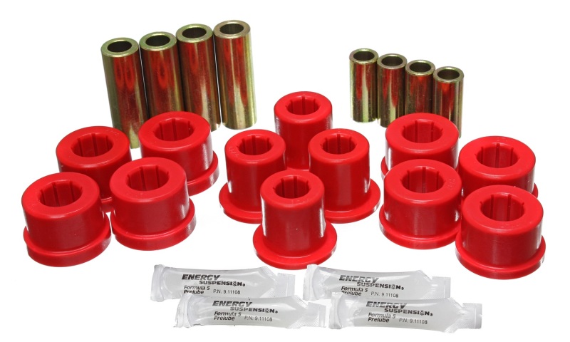 Energy Suspension Red Front Control Arm Bushing Set Fits 87-92 Supra - Click Image to Close