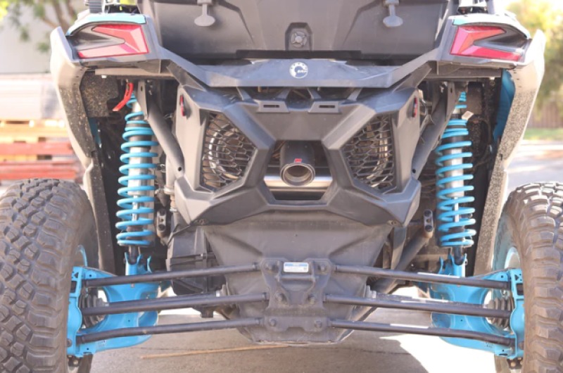 Big Gun Explorer Slip-On Exhaust Stainless Fits 17-23 Can-Am Maverick X3 - Click Image to Close