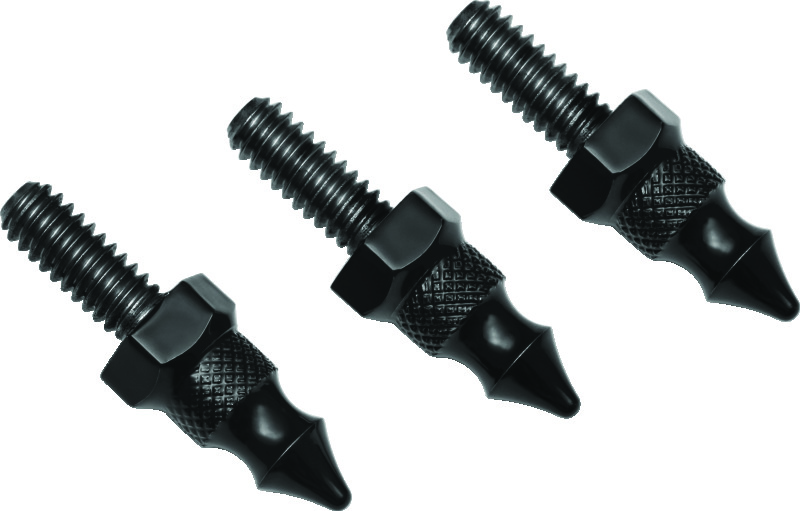 Kuryakyn Windshield Spikes Black For 96-13 FLH Touring - Black spikes for FLH Touring 1996-2013 - Click Image to Close
