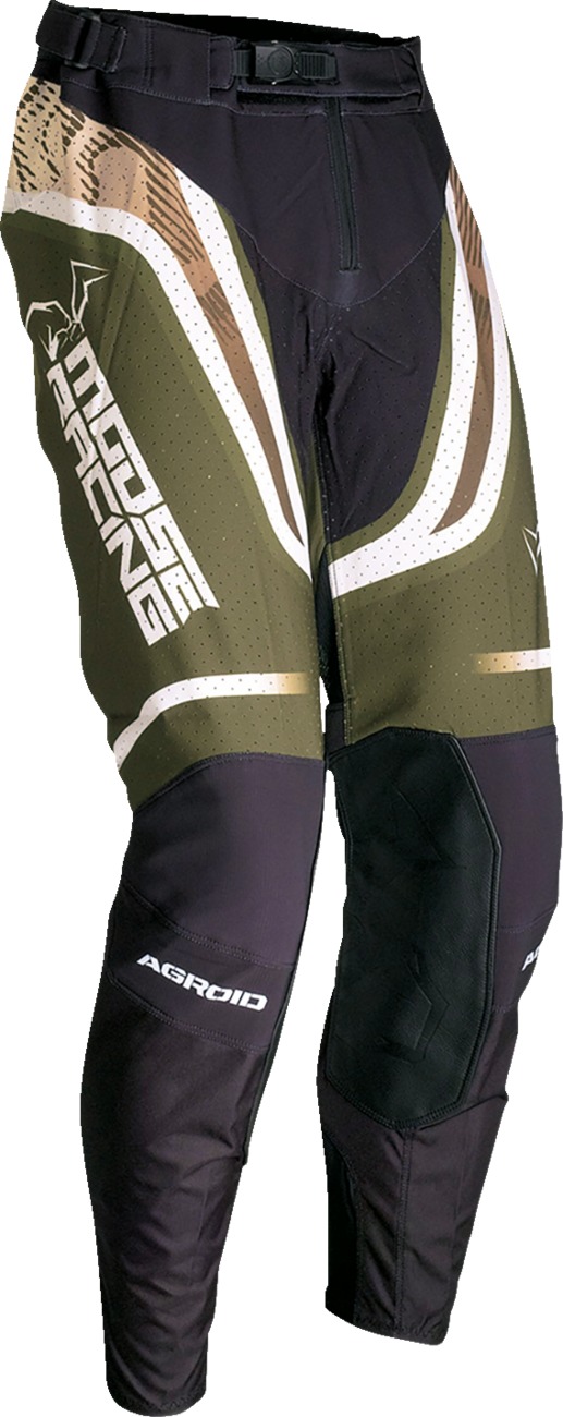 Moose Agroid Offroad Pants Men's Size 38 Olive Black - Men's size 38 offroad pants, olive and black - Click Image to Close