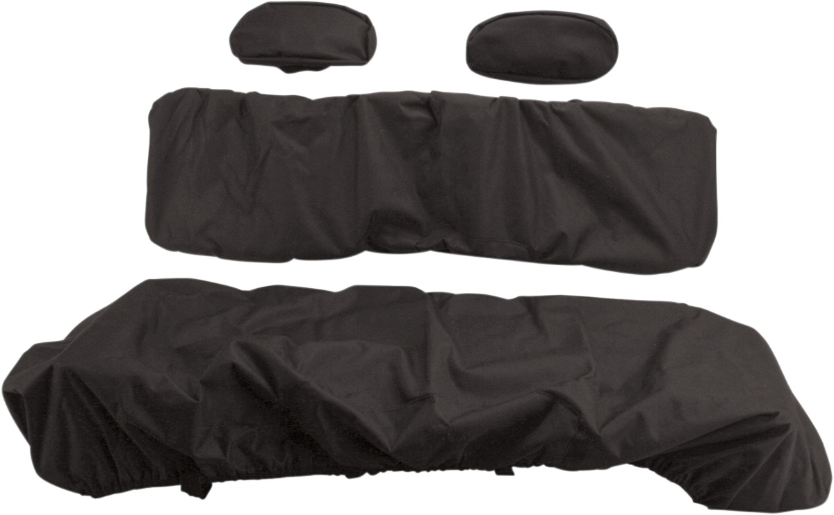 Moose Offroad Bench and Bucket Seat Cover Black For Polaris Ranger - Black seat cover set For Polaris Ranger UTV - Click Image to Close
